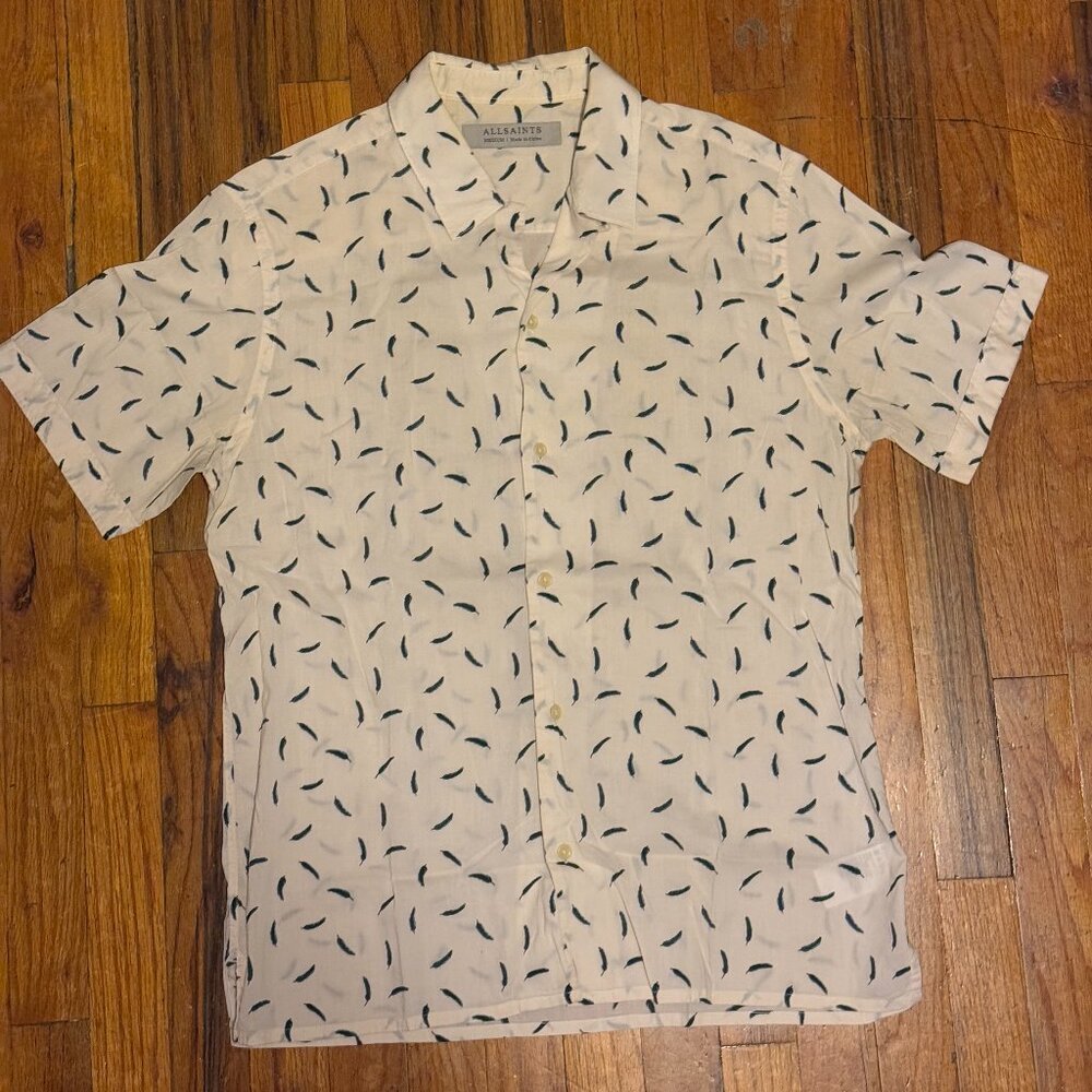 All Saints Short Sleeve Button Down